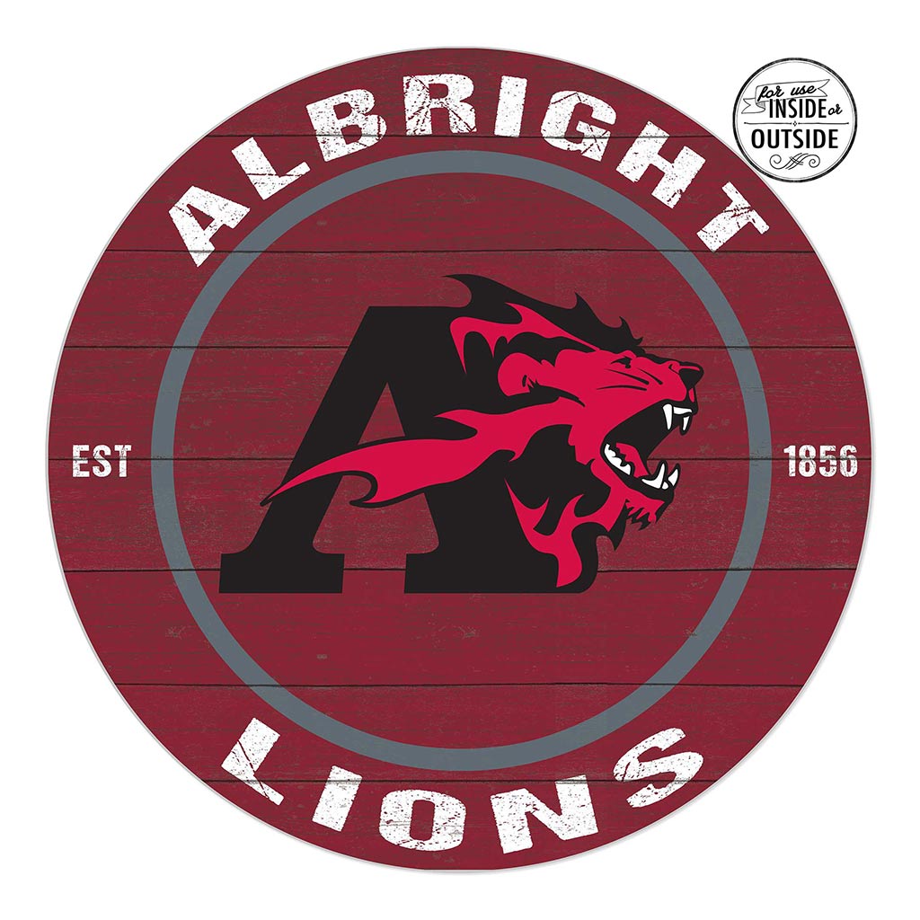 20x20 Indoor Outdoor Colored Circle Albright College Lions