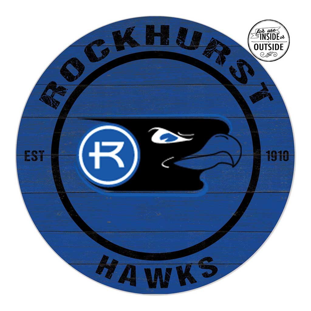 20x20 Indoor Outdoor Colored Circle Rockhurst University Hawks