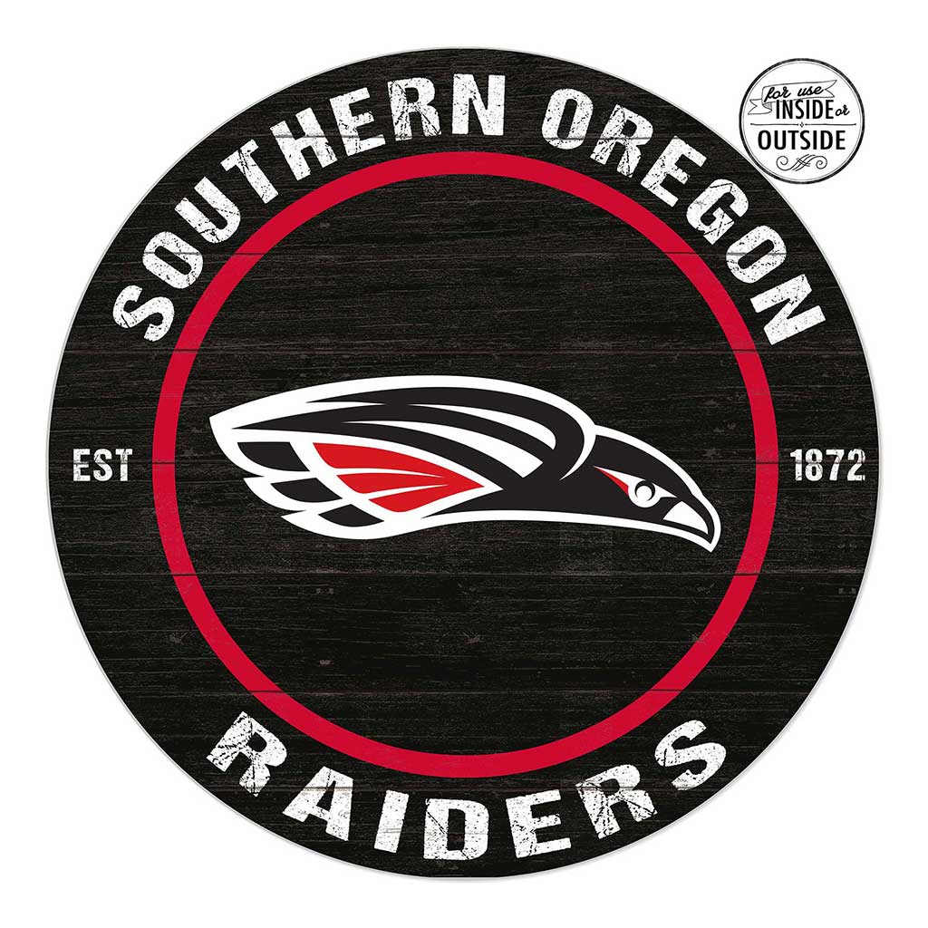 20x20 Indoor Outdoor Colored Circle Southern Oregon University Raiders