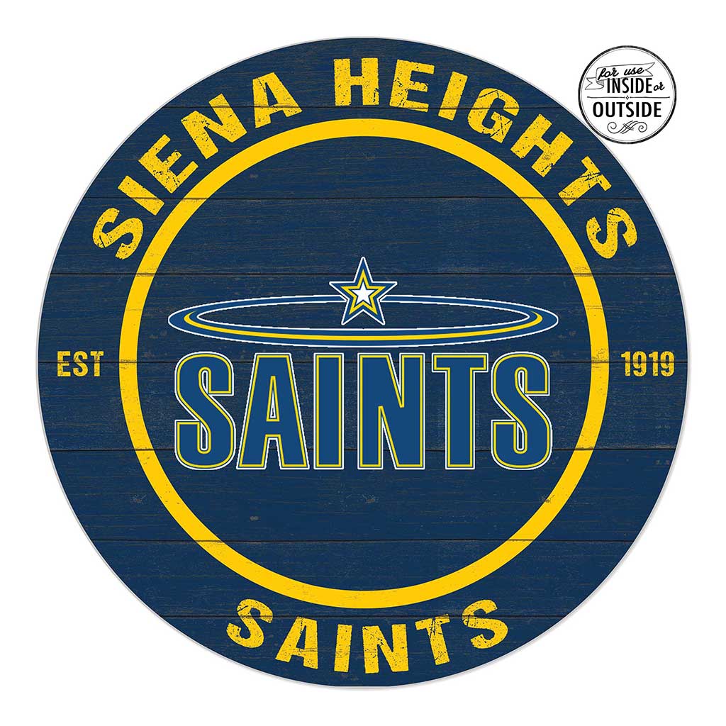 20x20 Indoor Outdoor Colored Circle Siena Heights University Saints