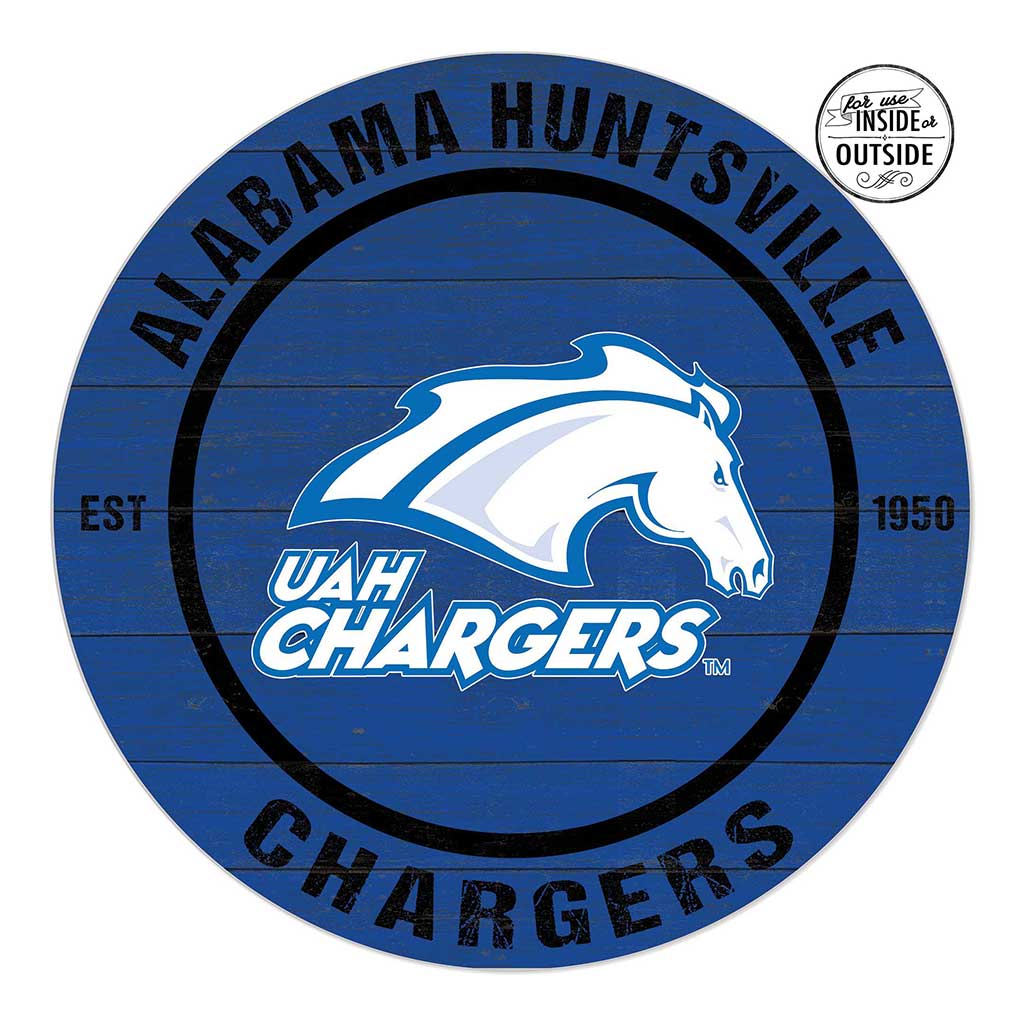 20x20 Indoor Outdoor Colored Circle Alabama Huntsville Chargers
