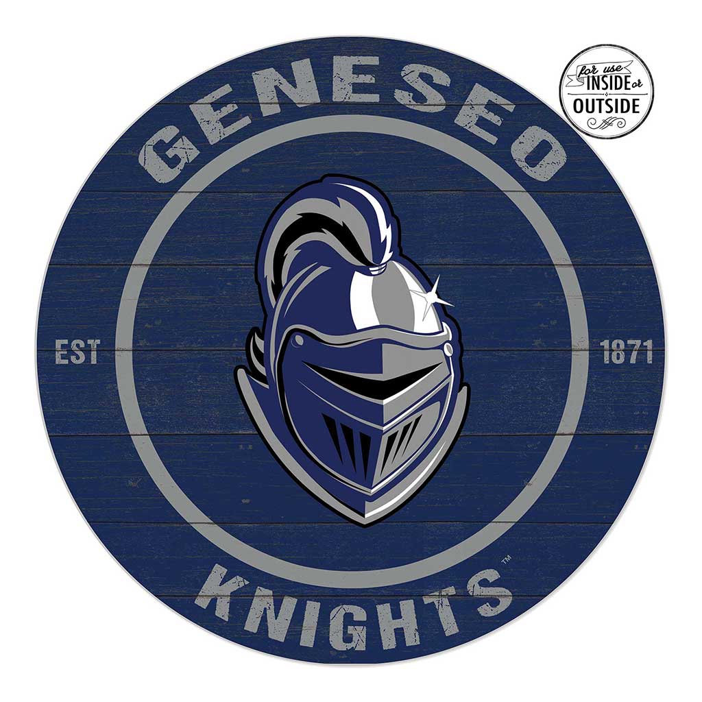 20x20 Indoor Outdoor Colored Circle Geneseo State University Knights
