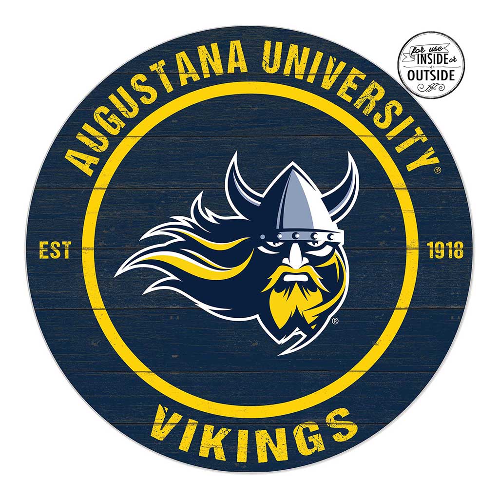 20x20 Indoor Outdoor Colored Circle Augustana College Vikings
