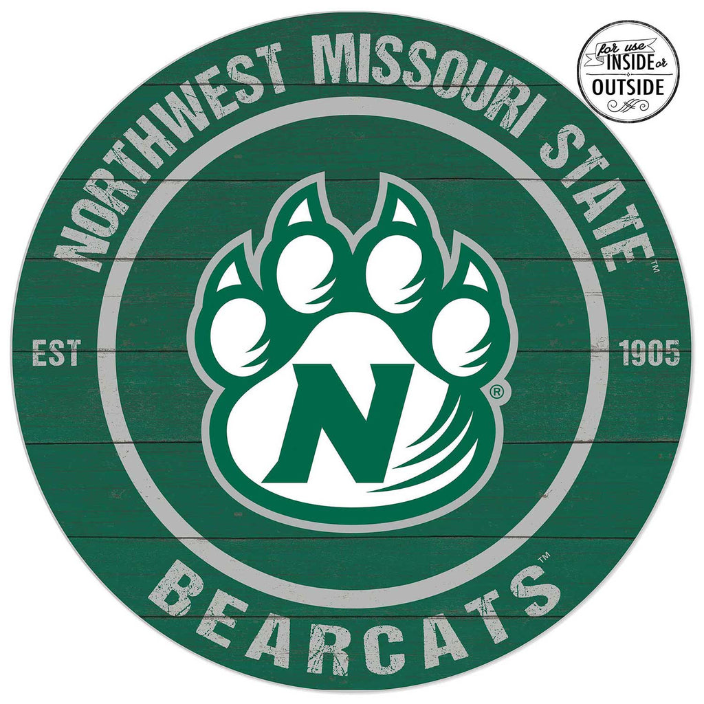 20x20 Indoor Outdoor Colored Circle Northwest Missouri State University Bearcats