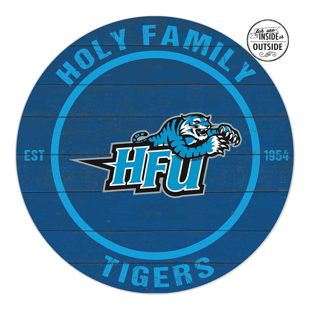 20x20 Indoor Outdoor Colored Circle Holy Family Universty Tigers