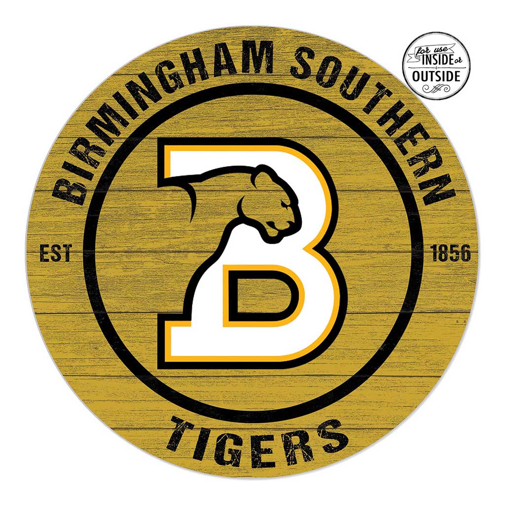 20x20 Indoor Outdoor Colored Circle Birmingham Southern College Panthers