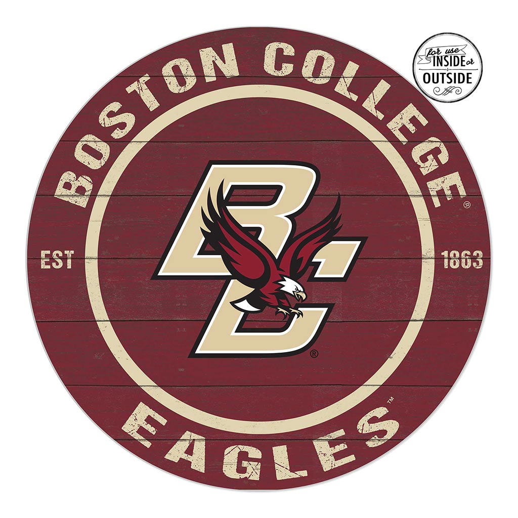 20x20 Indoor Outdoor Colored Circle Boston College Eagles