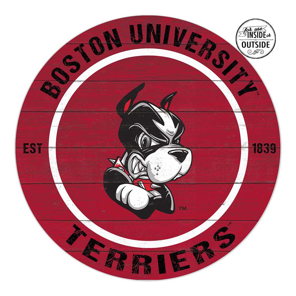 20x20 Indoor Outdoor Colored Circle Boston University