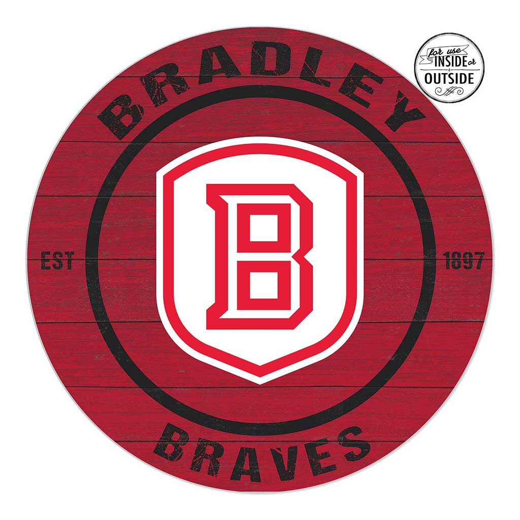 20x20 Indoor Outdoor Colored Circle Bradley Braves – KH SPORTS FAN