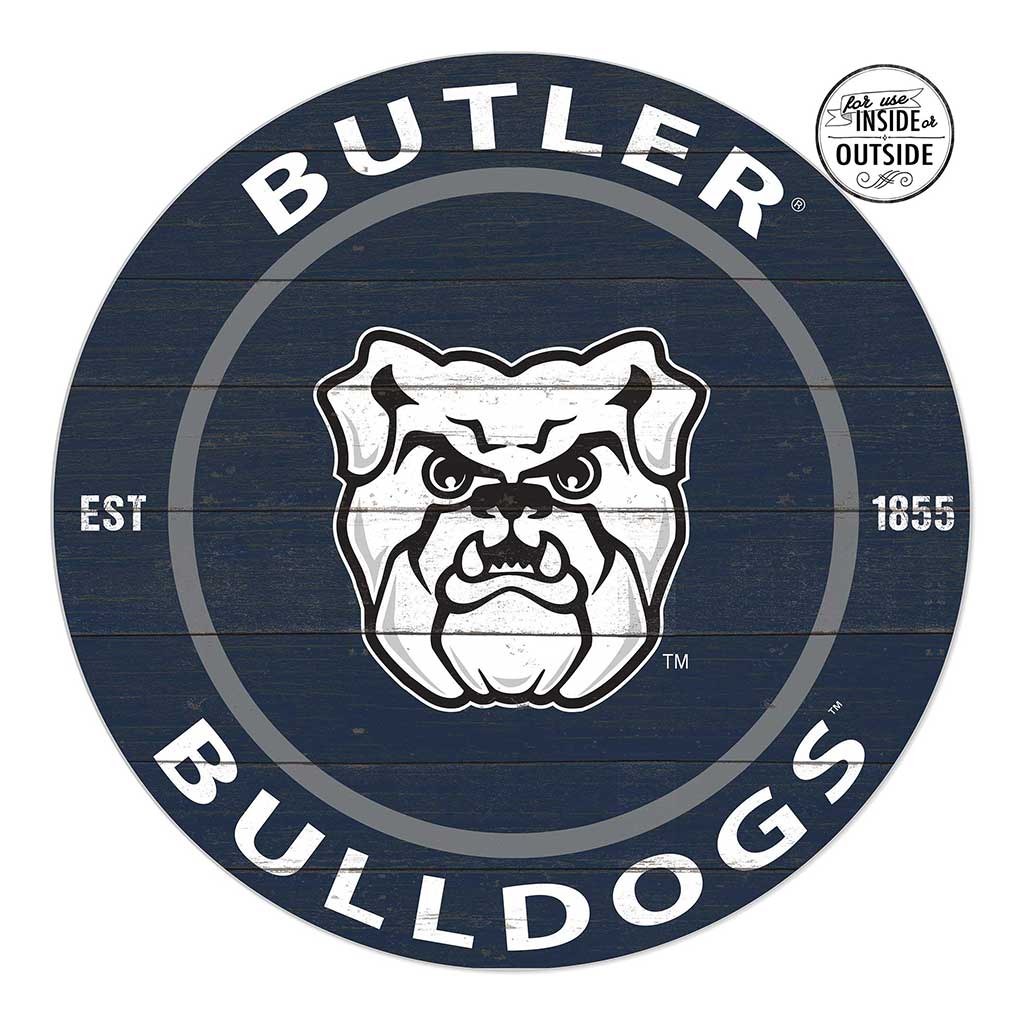 20x20 Indoor Outdoor Colored Circle Butler Bulldogs