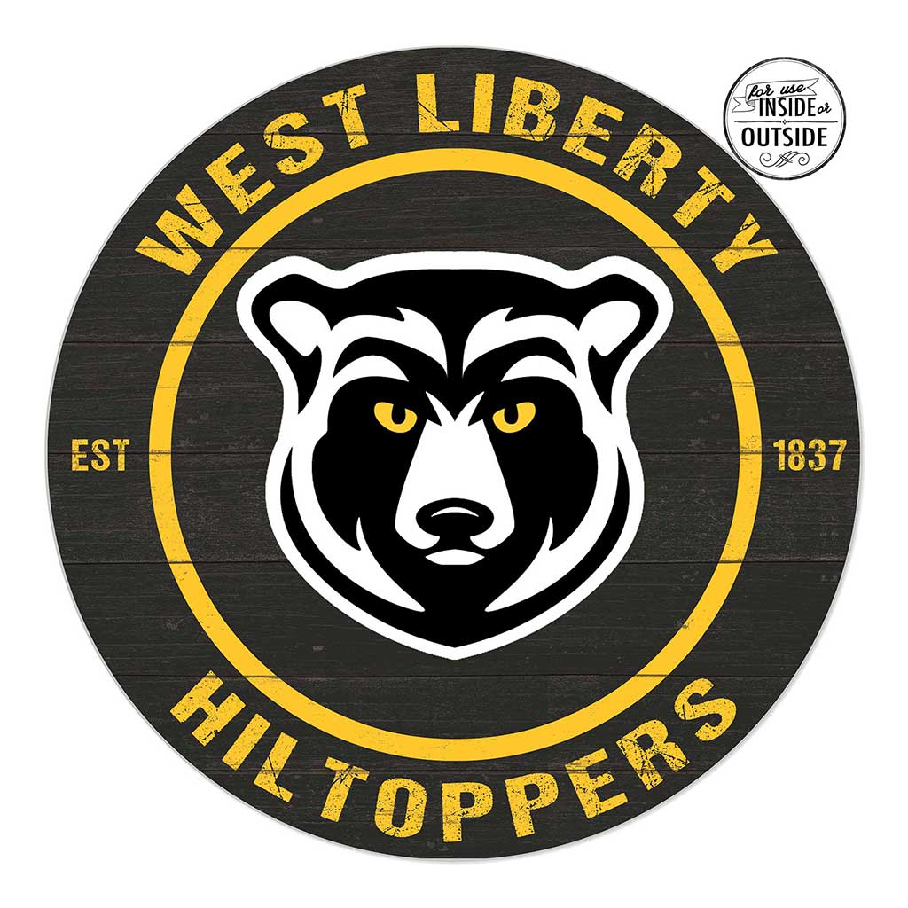 20x20 Indoor Outdoor Colored Circle West Liberty University Hilltoppers