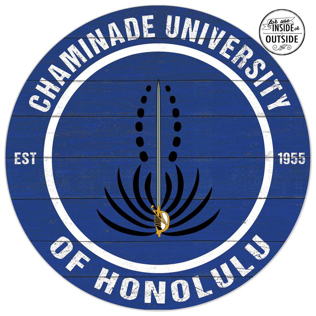 20x20 Indoor Outdoor Colored Circle Chaminade University of Honolulu Silverswords