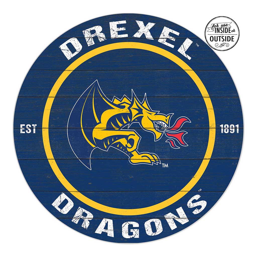 20x20 Indoor Outdoor Colored Circle Drexel Dragons
