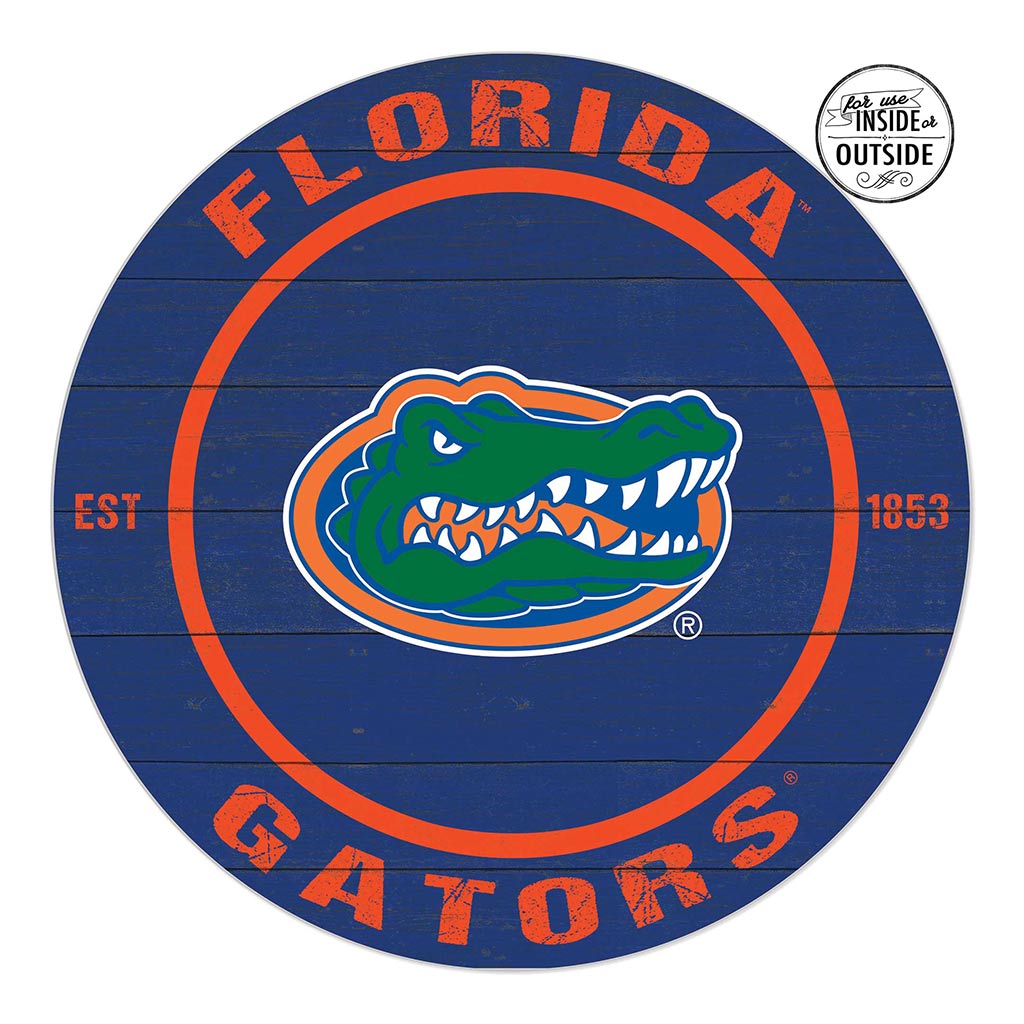 20x20 Indoor Outdoor Colored Circle Florida Gators