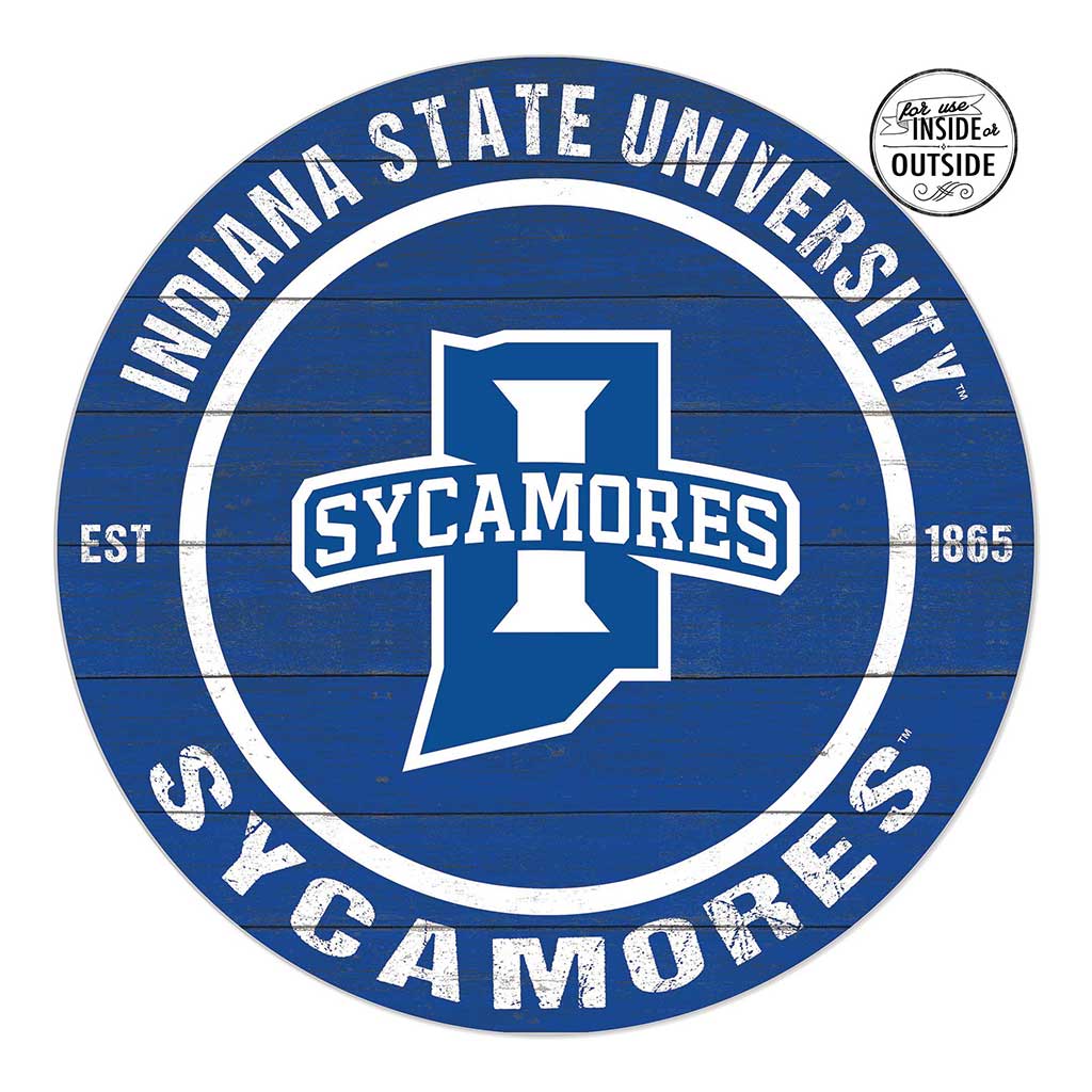 20x20 Indoor Outdoor Colored Circle Indiana State Sycamores