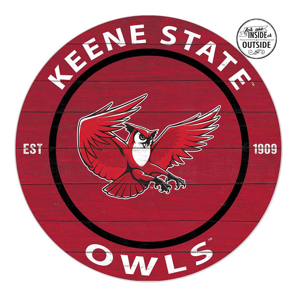 20x20 Indoor Outdoor Colored Circle Keene State College Owls
