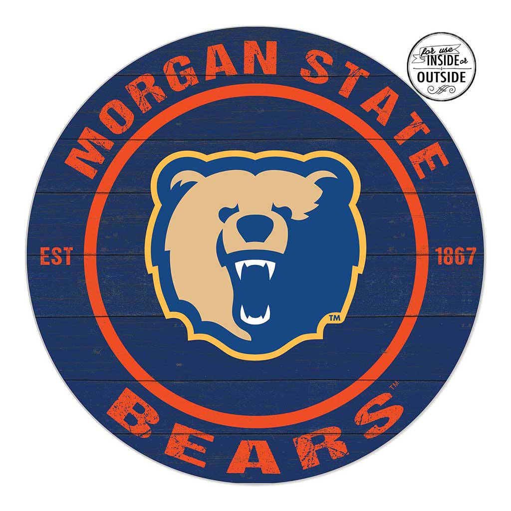 20x20 Indoor Outdoor Colored Circle Morgan State Bears