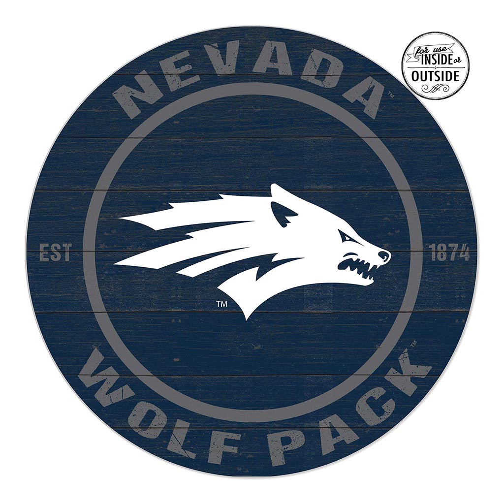 20x20 Indoor Outdoor Colored Circle Nevada Wolf Pack