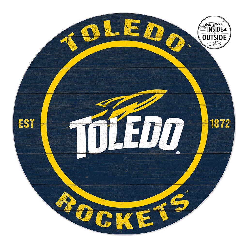 20x20 Indoor Outdoor Colored Circle Toledo Rockets