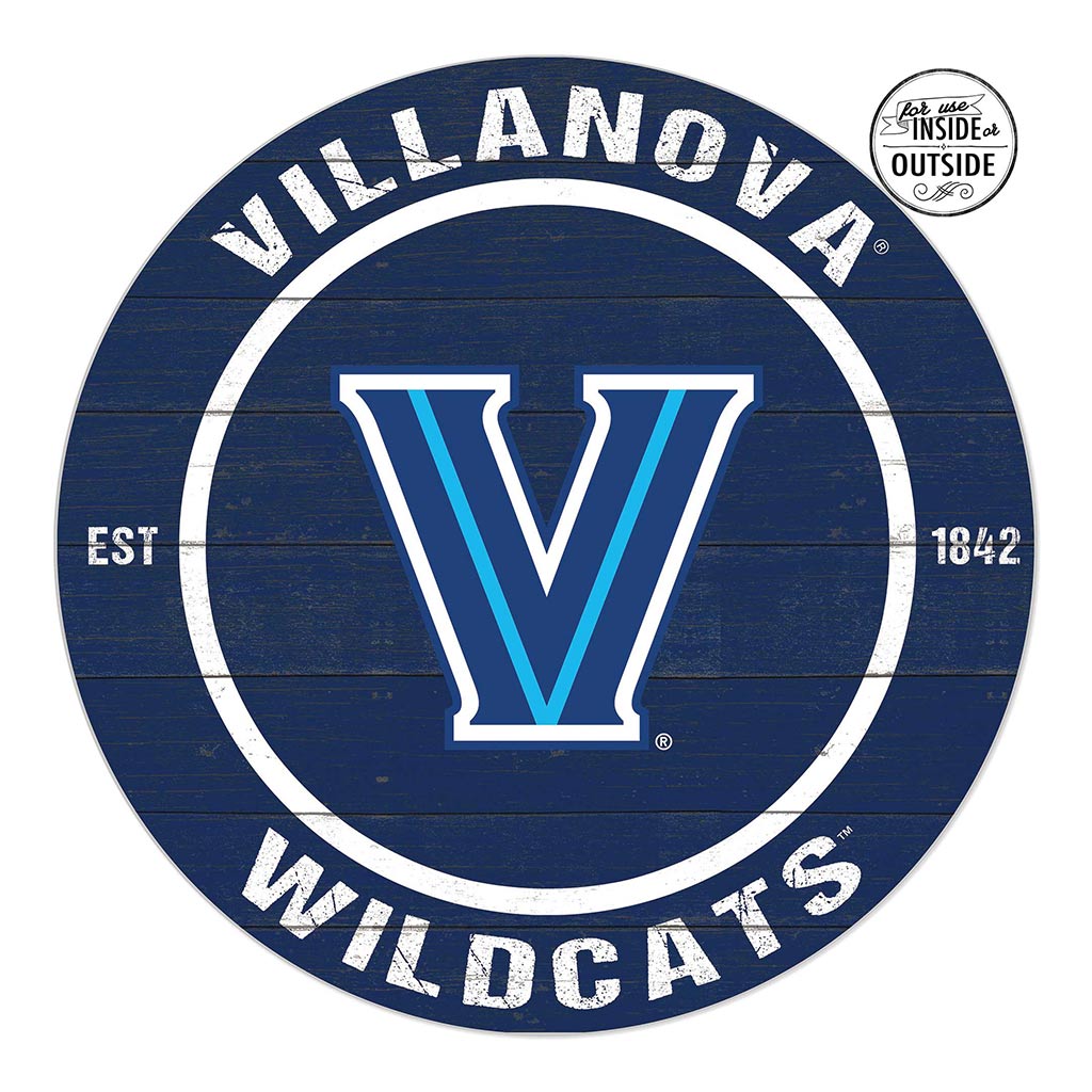 20x20 Indoor Outdoor Colored Circle Villanova Wildcats