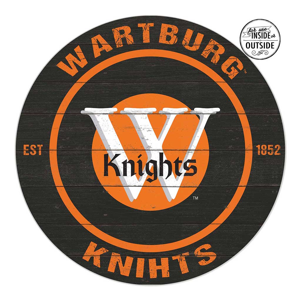 20x20 Indoor Outdoor Colored Circle Wartburg College Knights