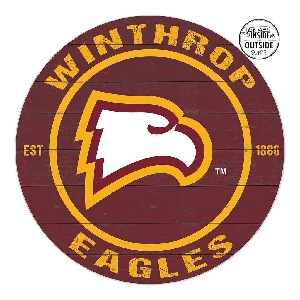 20x20 Indoor Outdoor Colored Circle Winthrop Eagles