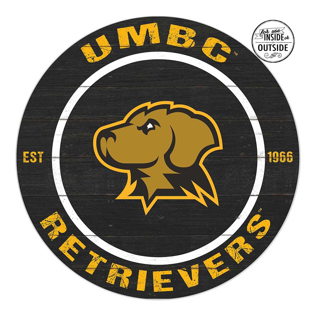 20x20 Indoor Outdoor Colored Circle University of Maryland- Baltimore County Retrievers