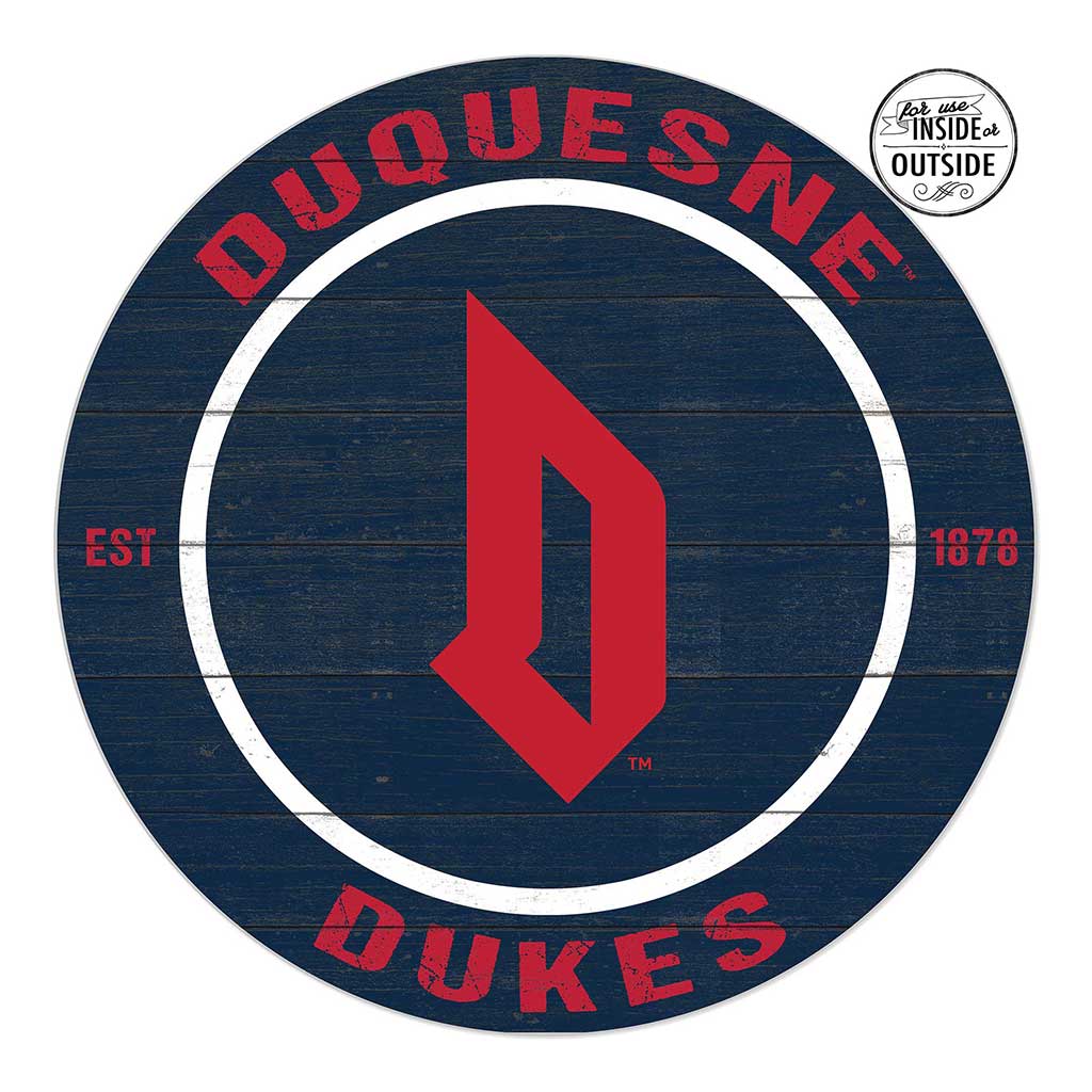 20x20 Indoor Outdoor Colored Circle Duquesne Dukes
