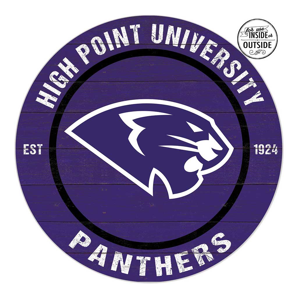 20x20 Indoor Outdoor Colored Circle High Point Panthers