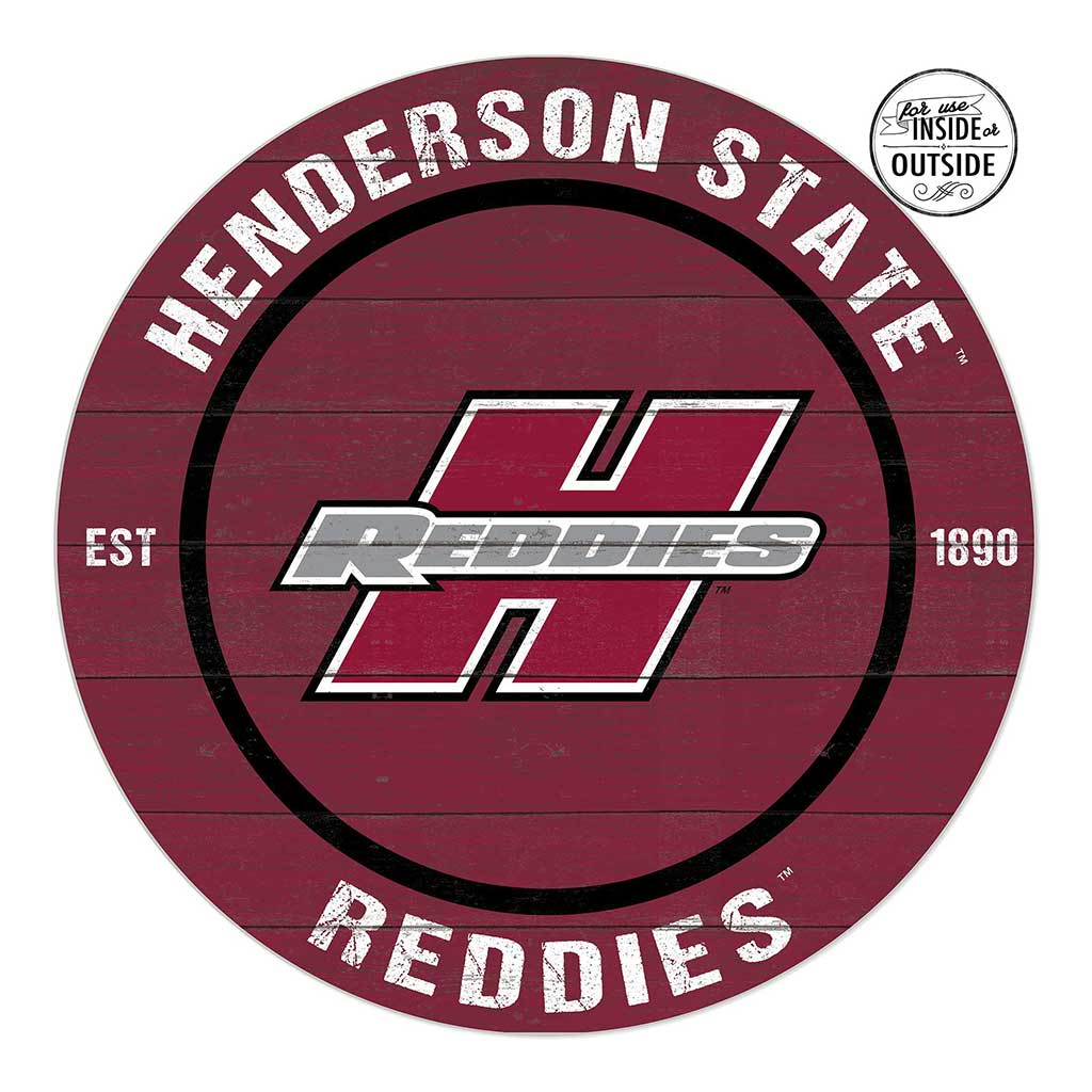 20x20 Indoor Outdoor Colored Circle Henderson State University Reddies