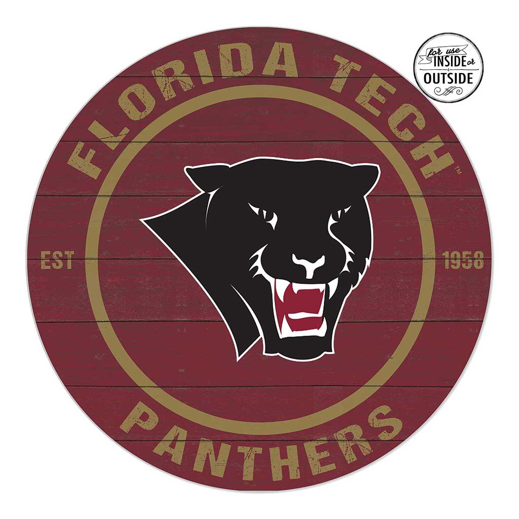 20x20 Indoor Outdoor Colored Circle Florida Institute of Technology PANTHERS