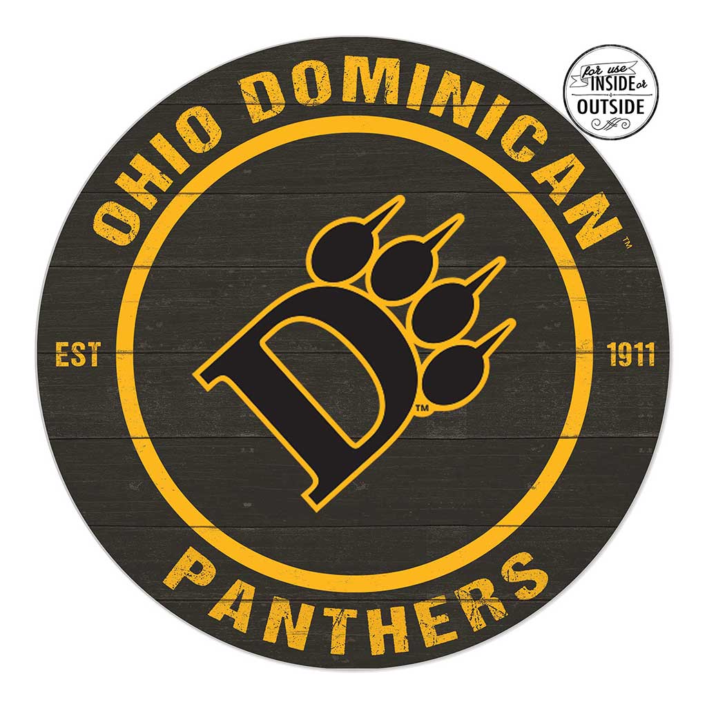 20x20 Indoor Outdoor Colored Circle Ohio Dominican University Panthers