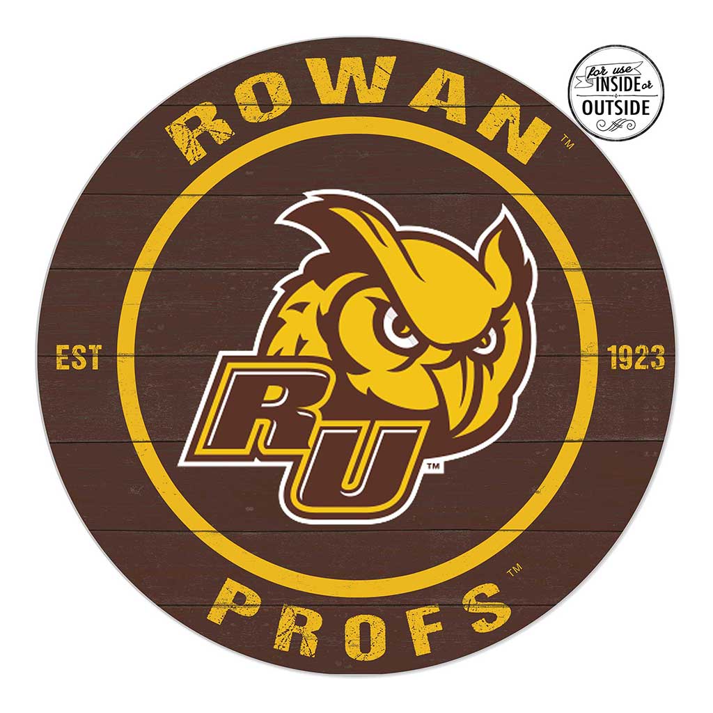 20x20 Indoor Outdoor Colored Circle Rowan University Profs