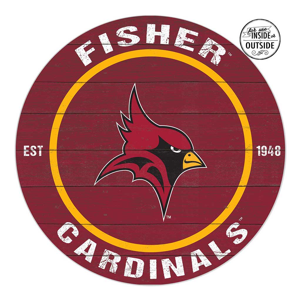 20x20 Indoor Outdoor Colored Circle St. John Fisher College Cardinals