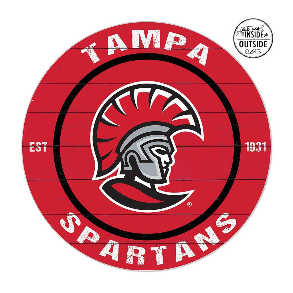 20x20 Indoor Outdoor Colored Circle University of Tampa Spartans