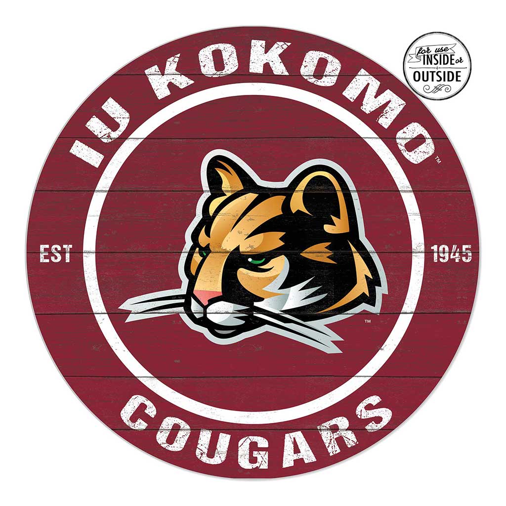 20x20 Indoor Outdoor Colored Circle Indiana University Kokomo Cougars