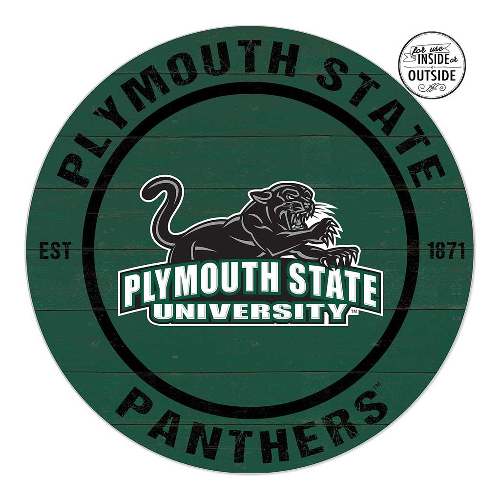 20x20 Indoor Outdoor Colored Circle Plymouth State University Panthers