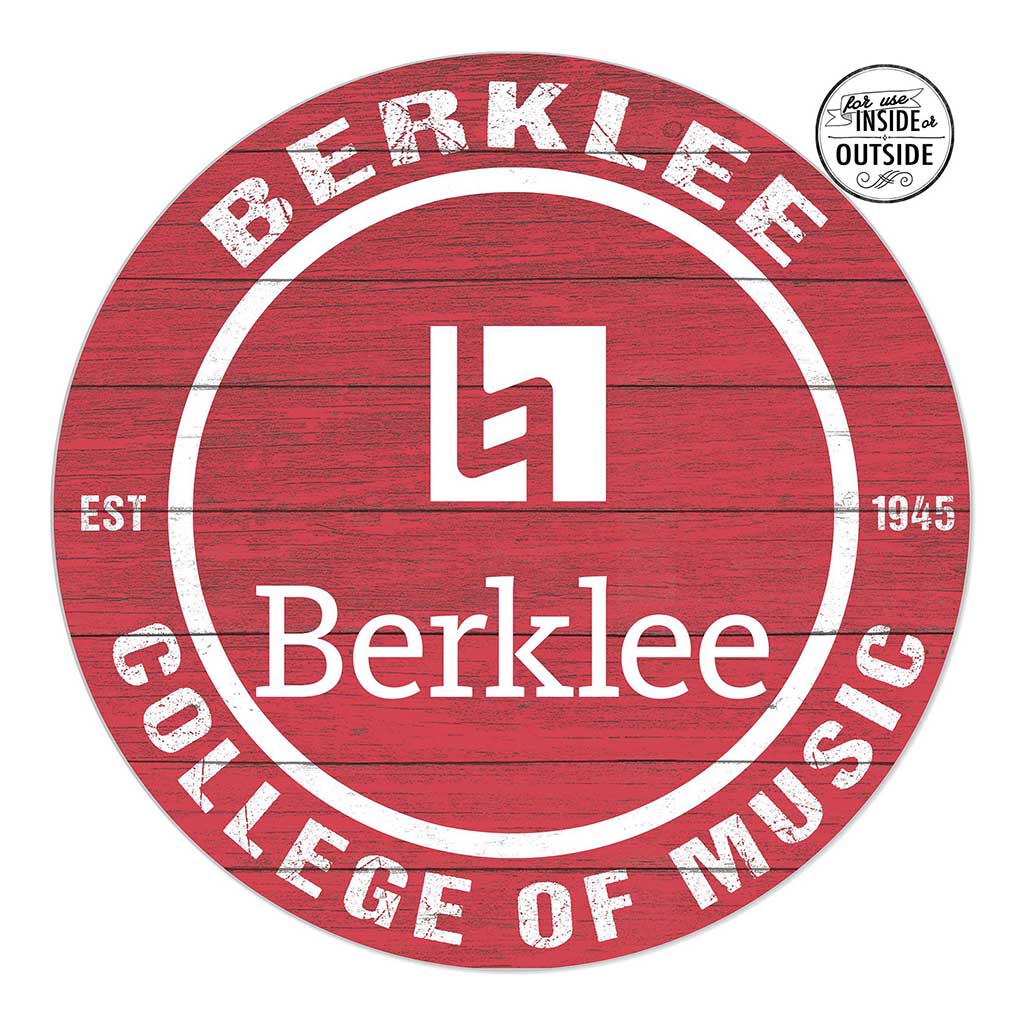 20x20 Indoor Outdoor Colored Circle Berklee College of Music Jazz Cat