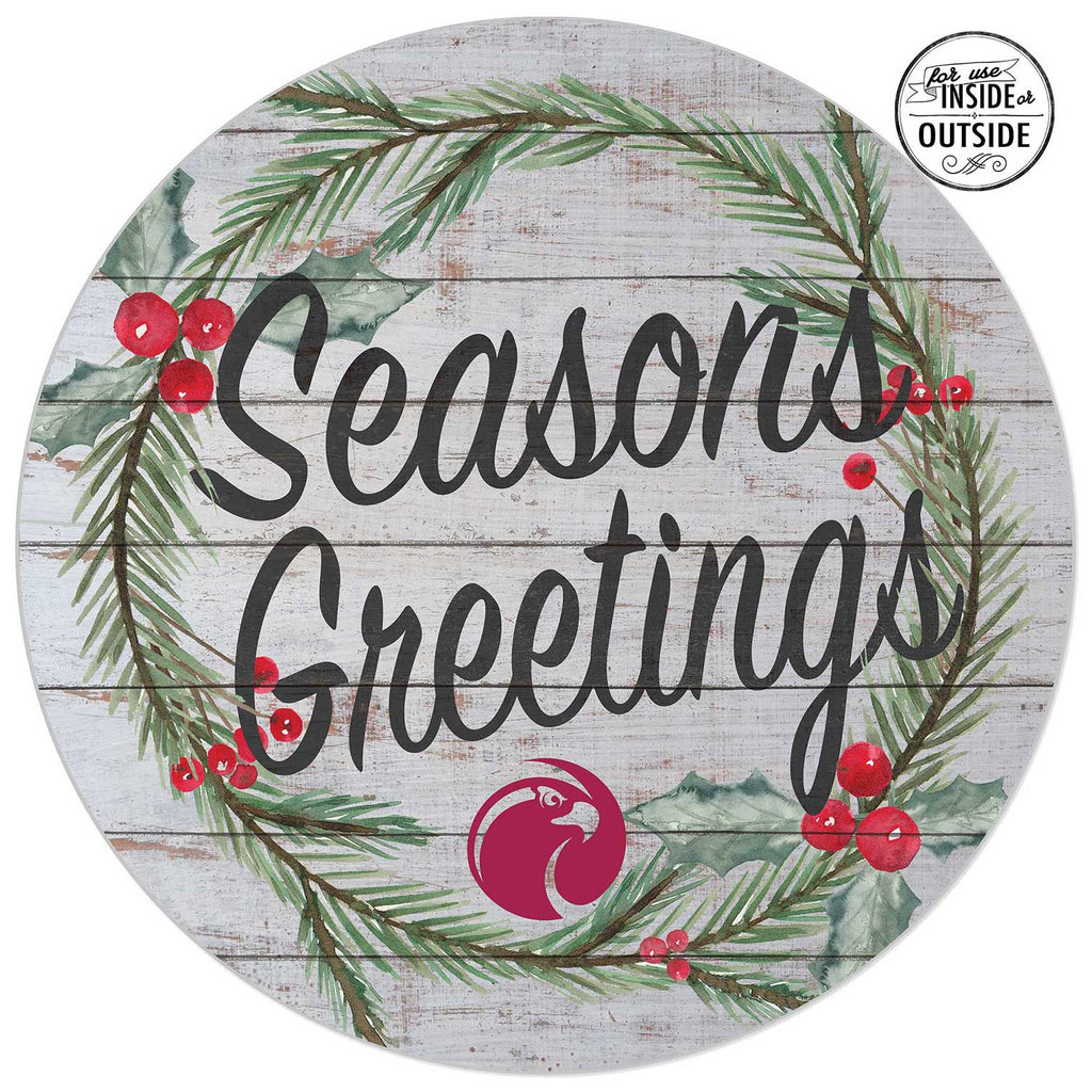 20x20 Indoor Outdoor Seasons Greetings Sign Seattle Pacific University Falcons