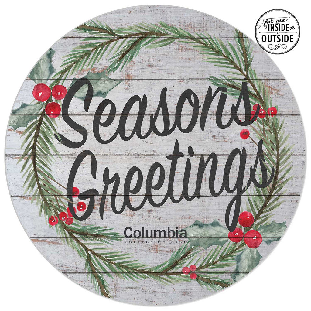 20x20 Indoor Outdoor Seasons Greetings Sign Columbia College Chicago Renegades