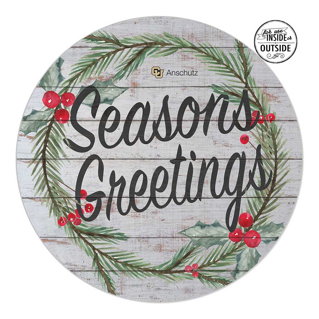 20x20 Indoor Outdoor Seasons Greetings Sign University of Colorado -  Anschutz Buffalo