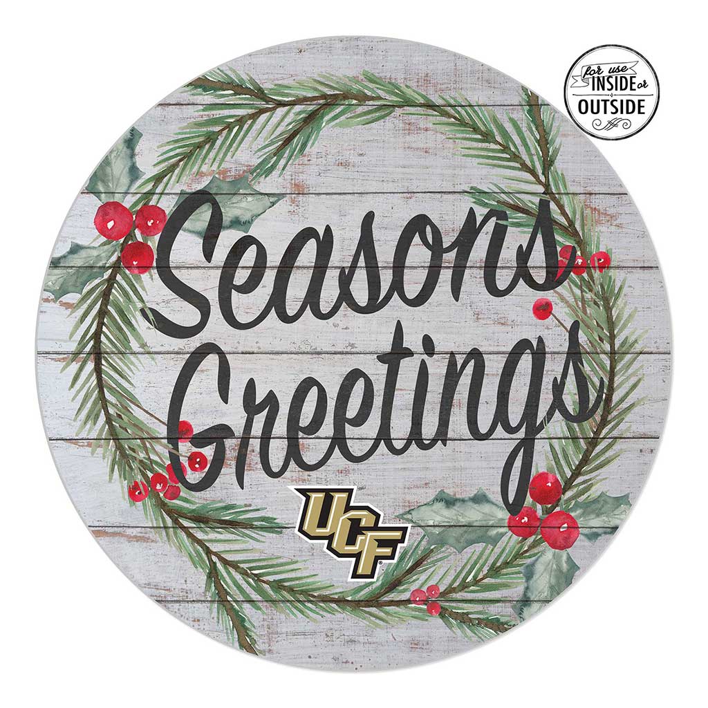20x20 Indoor Outdoor Seasons Greetings Sign Central Florida Knights