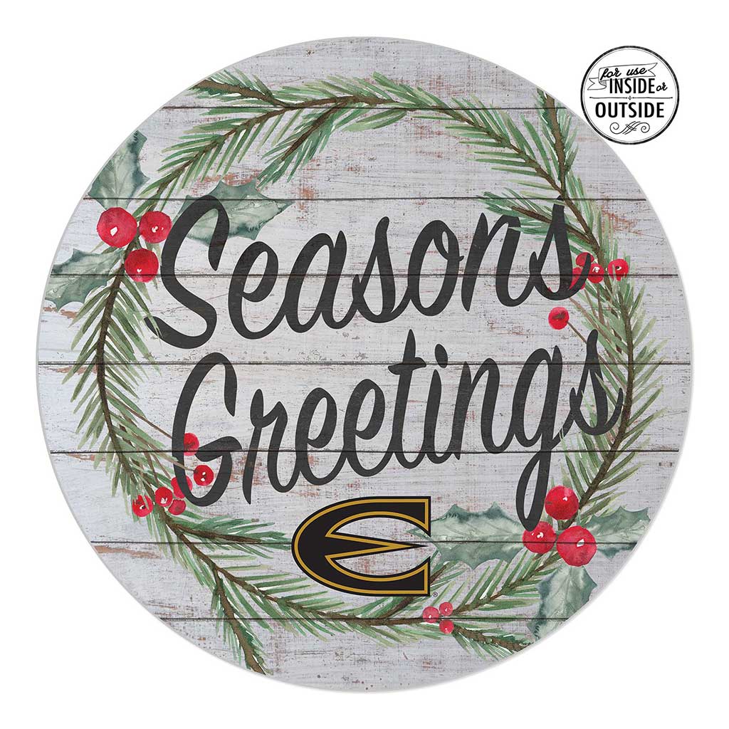 20x20 Indoor Outdoor Seasons Greetings Sign Emporia State Hornets