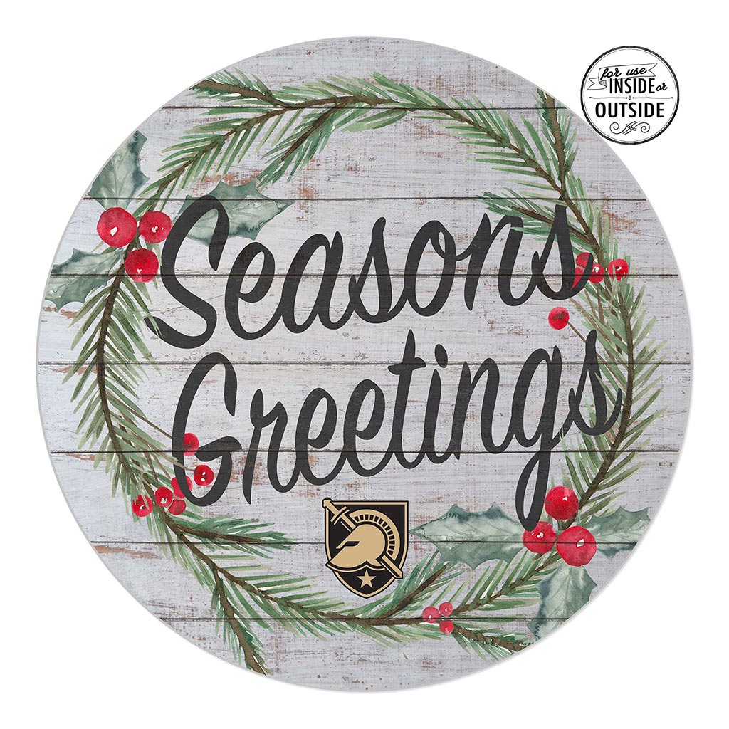 20x20 Indoor Outdoor Seasons Greetings Sign West Point Black Knights