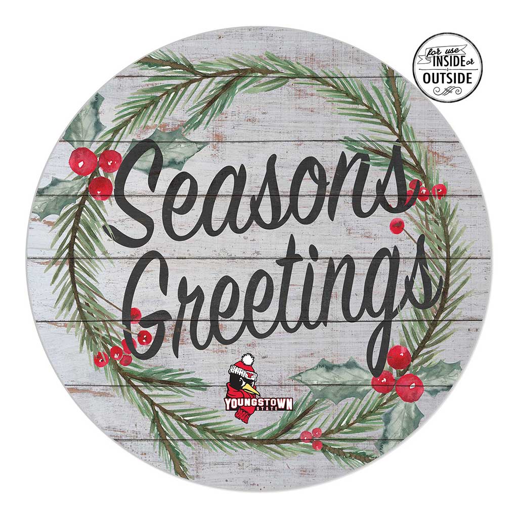 20x20 Indoor Outdoor Seasons Greetings Sign Youngstown State University