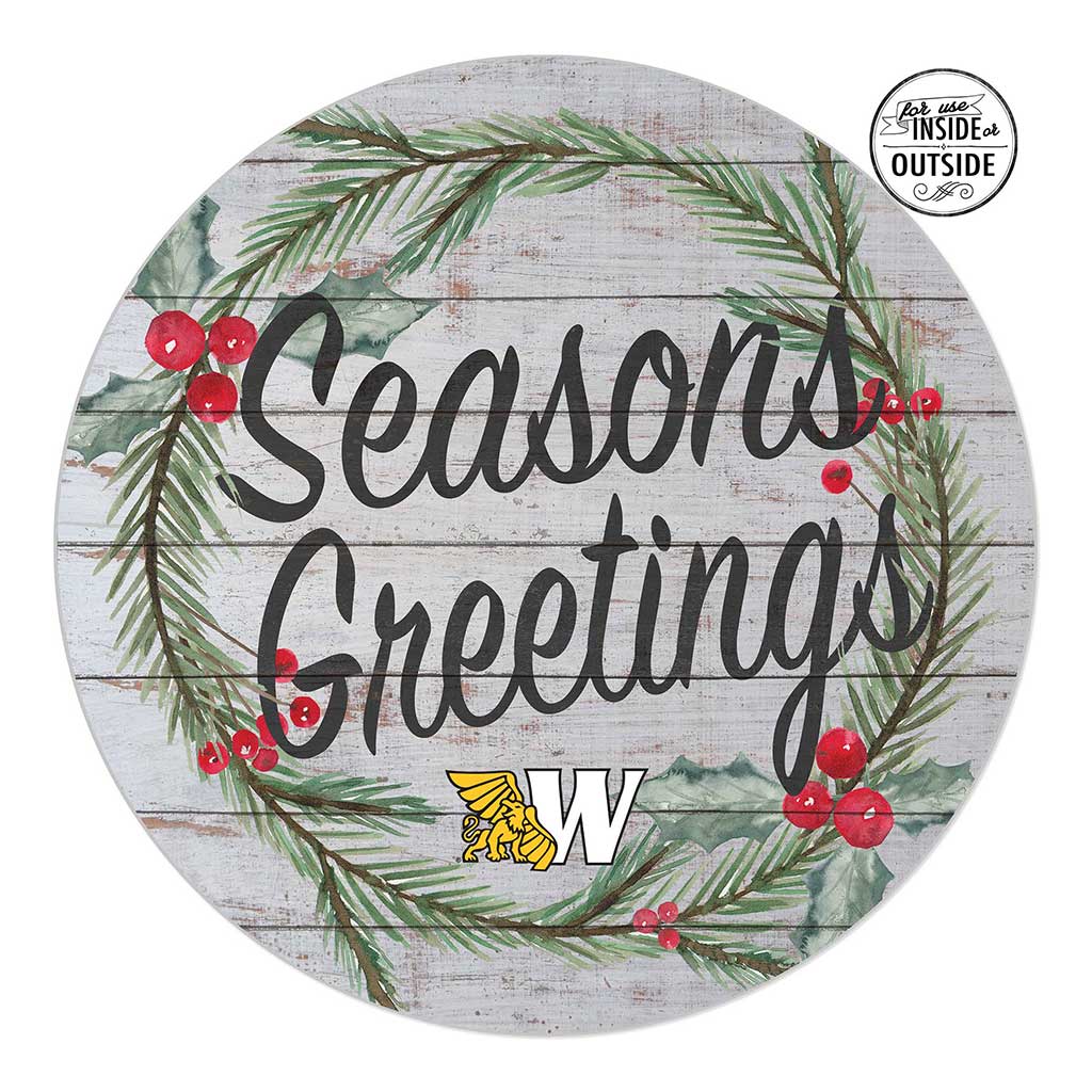20x20 Indoor Outdoor Seasons Greetings Sign Missouri Western State University Griffons