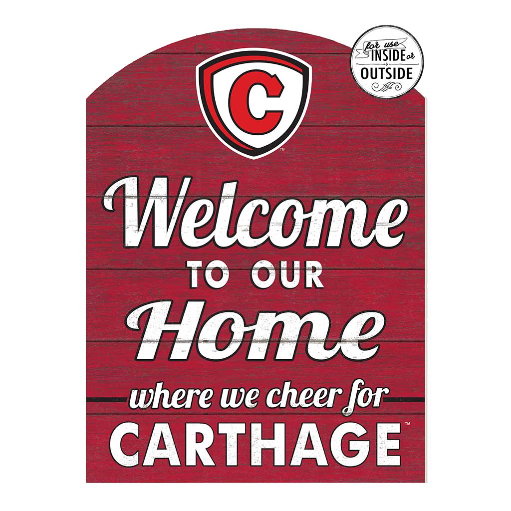 16x22 Indoor Outdoor Marquee Sign Carthage College Red Men/Lady Reds