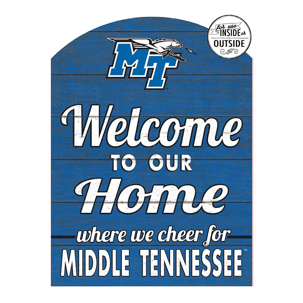 16x22 Indoor Outdoor Marquee Sign Middle Tennessee State Blue Raiders