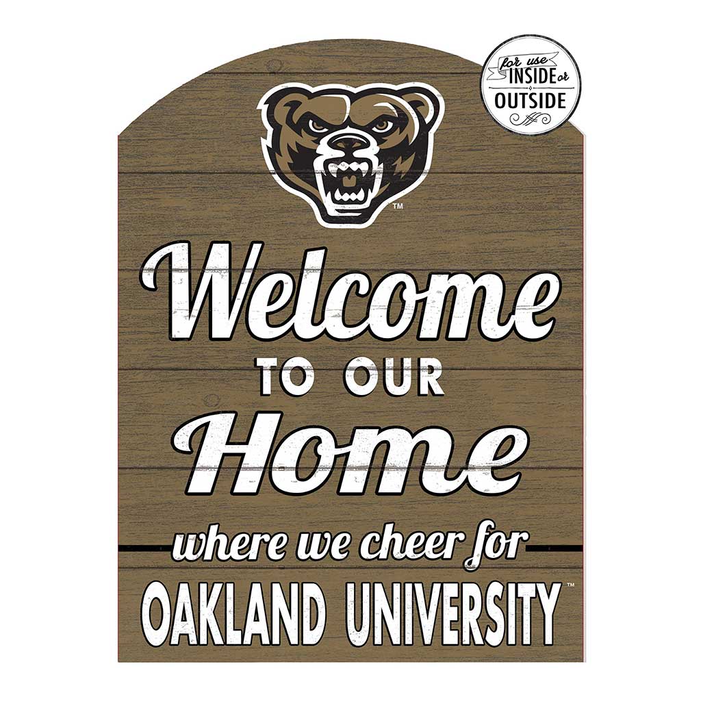 16x22 Indoor Outdoor Marquee Sign Oakland University Golden Grizzlies