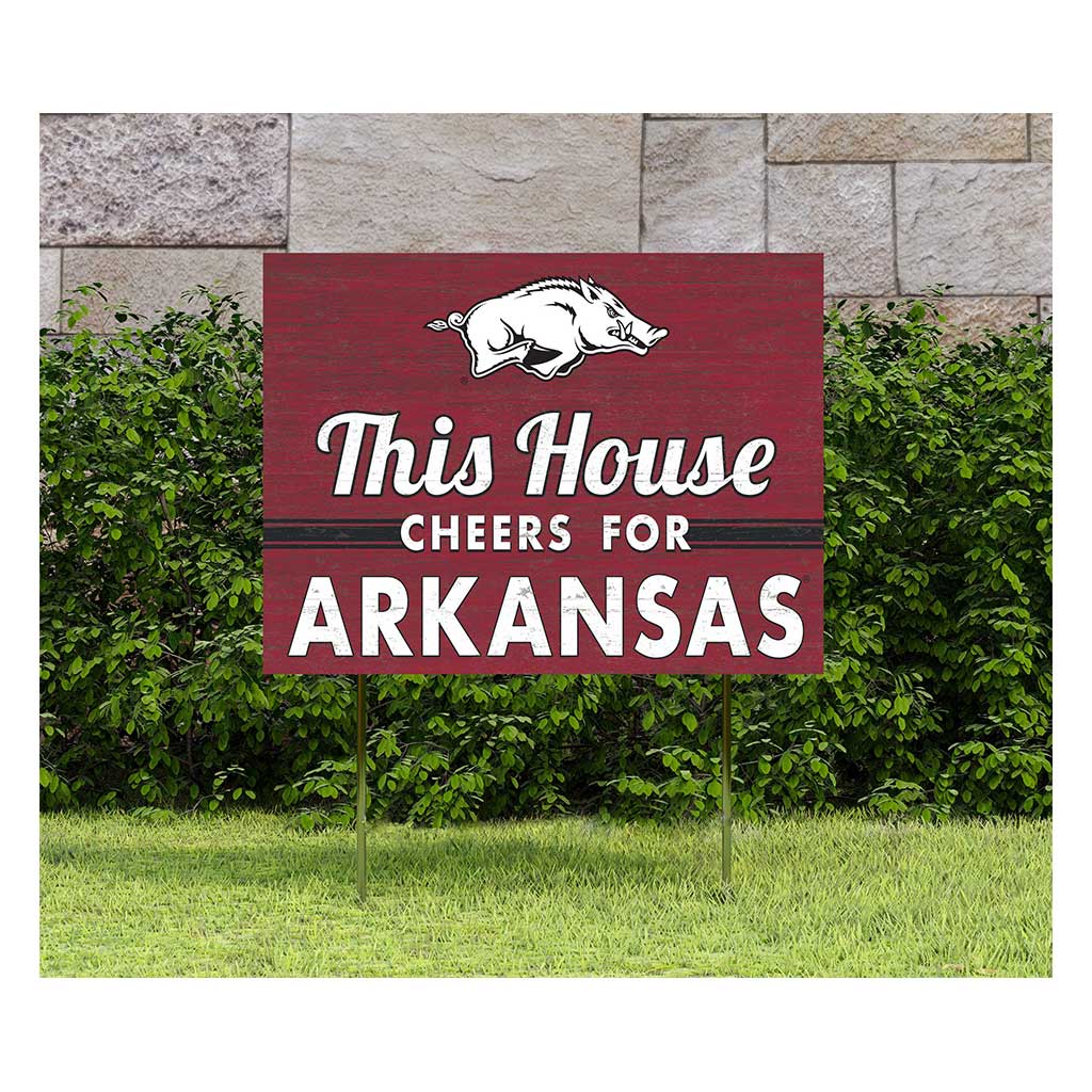 18x24 Lawn Sign Arkansas Razorbacks